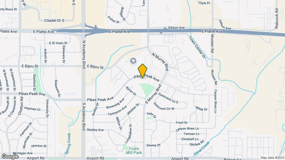 4229 E Pikes Peak Ave, Unit B8A Map and Location Details