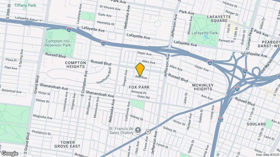 2730 Ann Ave Mapa y Detalles de la Ubicación