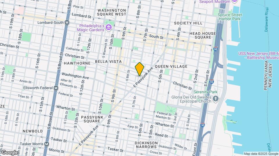 928 E Passyunk Ave, Unit 3 Mapa y Detalles de la Ubicación