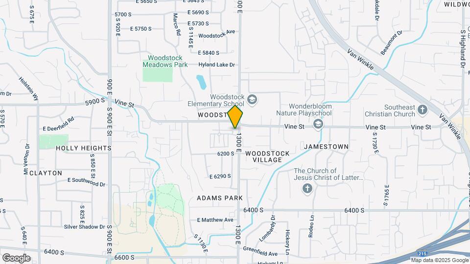 1283 E Vine Gate Dr Mapa y Detalles de la Ubicación