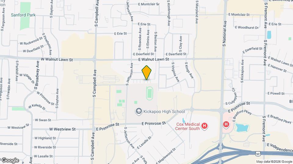546 E Arrowhead St Map and Location Details