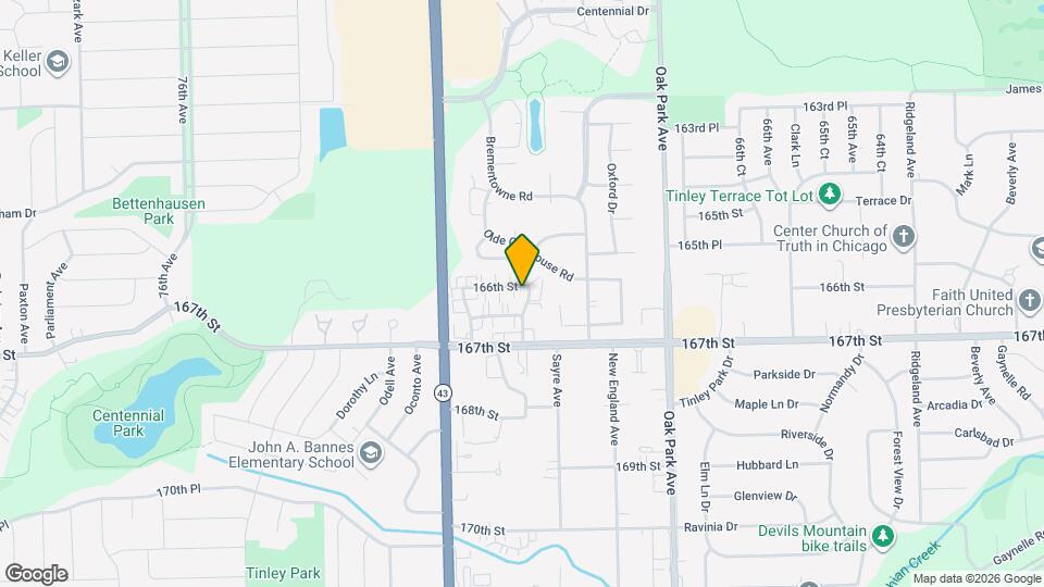 7101 166th St Map and Location Details