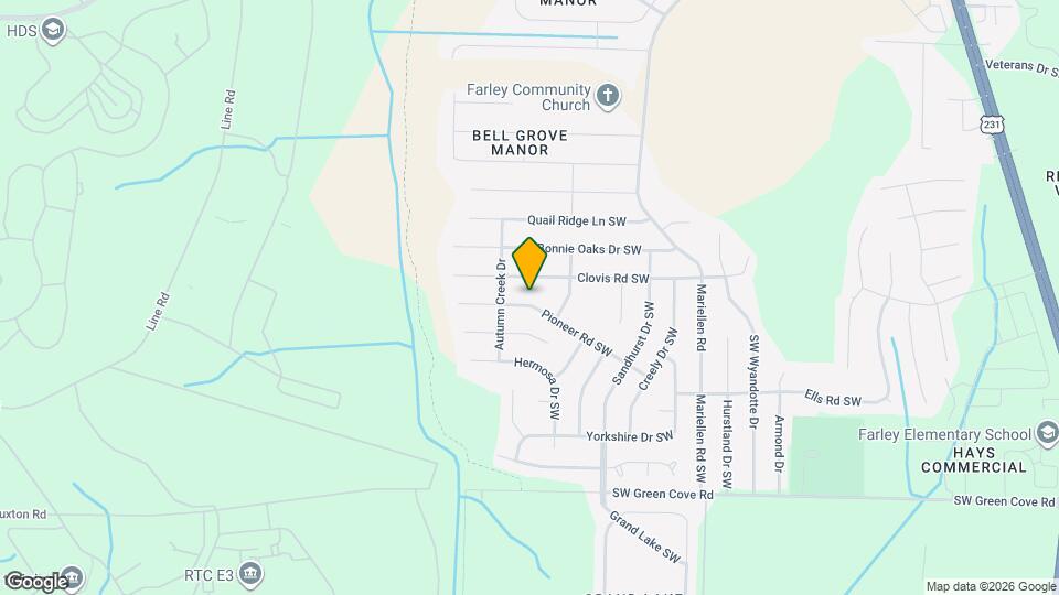 2540 Pioneer Rd SW Mapa y Detalles de la Ubicación