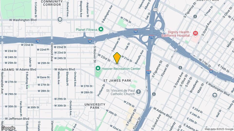 2301 Scarff St Map and Location Details