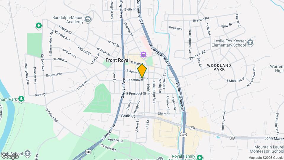 203 Cloud St Map and Location Details