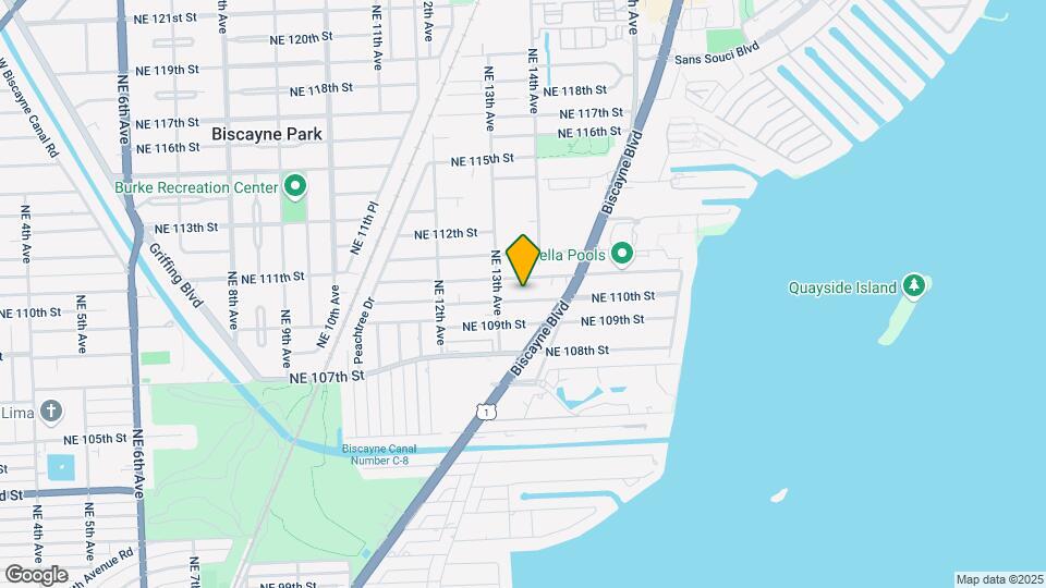 1345 NE 110th St Map and Location Details
