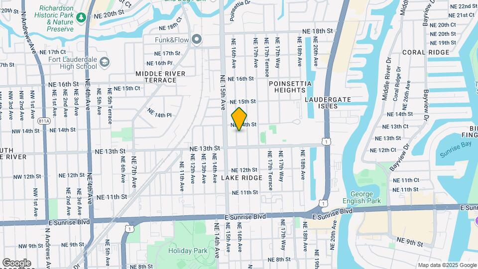 1324 NE 16th Ave Map and Location Details