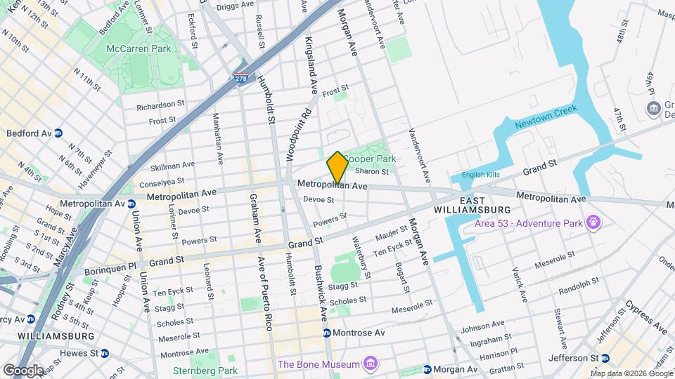 898 Metropolitan Ave-Unit -3B Map and Location Details