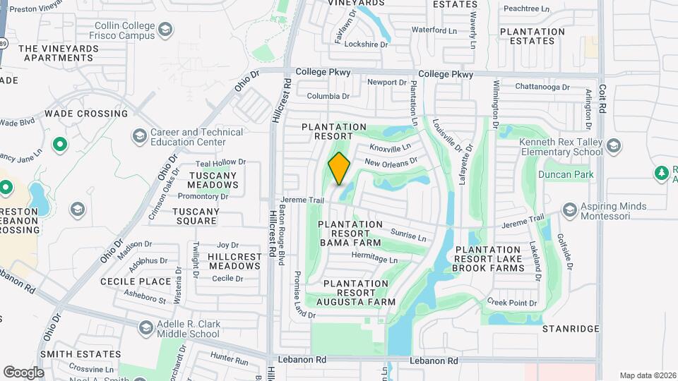 5600 Belle Chasse Ln Map and Location Details