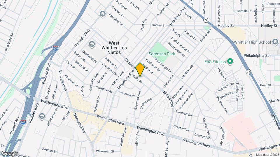 11443 Dicky St Map and Location Details