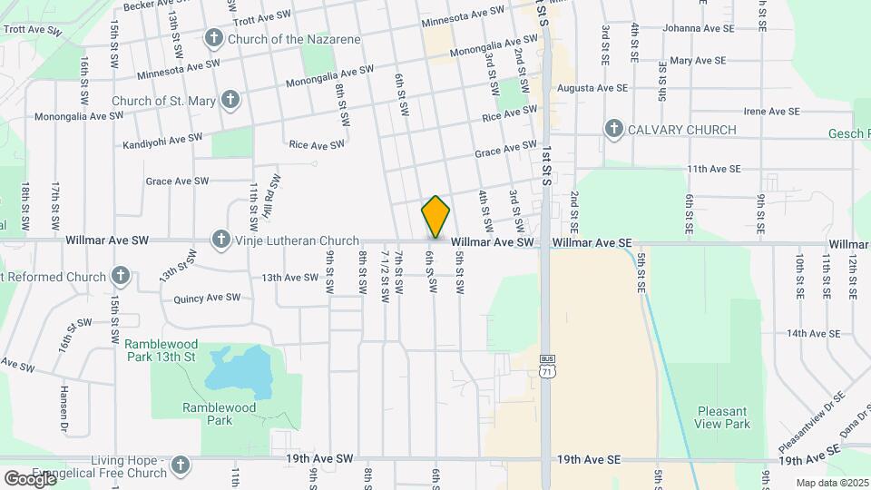 1201 6th St SW Map and Location Details