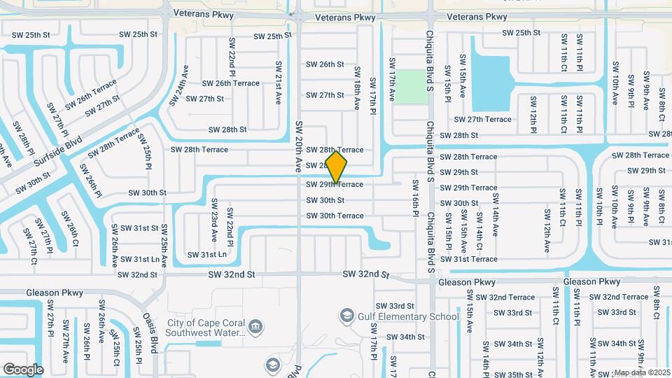 1820 SW 29th Terrace Map and Location Details