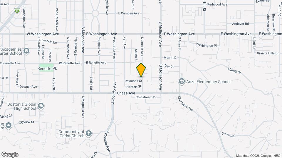 698 Raymond St Map and Location Details