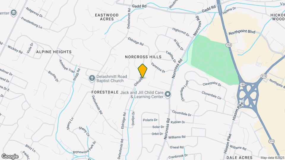 4814 Eldridge Rd Map and Location Details