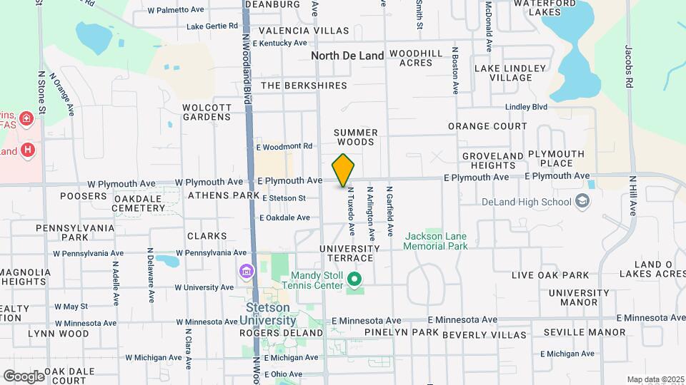 830 N Tuxedo Ave Map and Location Details