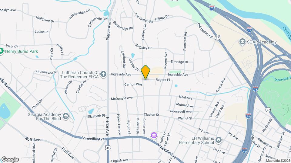 2372 Rogers Pl Map and Location Details