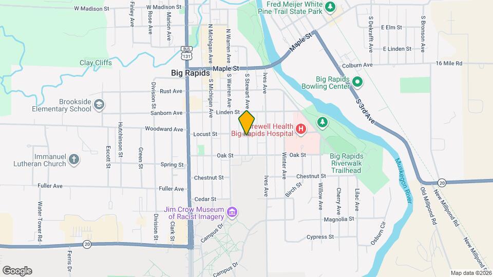 402 S Stewart Ave Map and Location Details