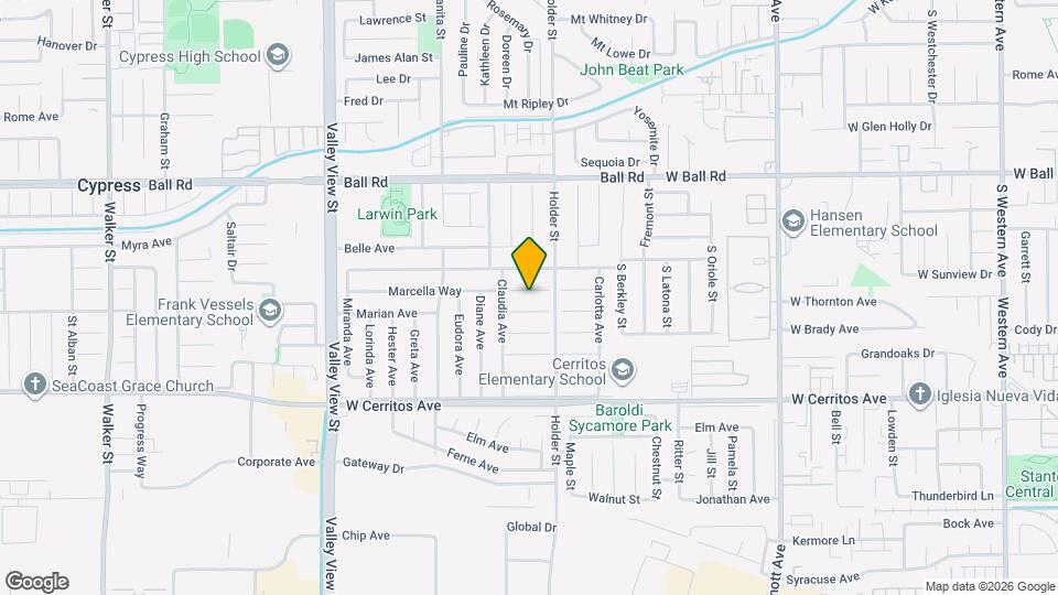 6442 Marcella Way Map and Location Details