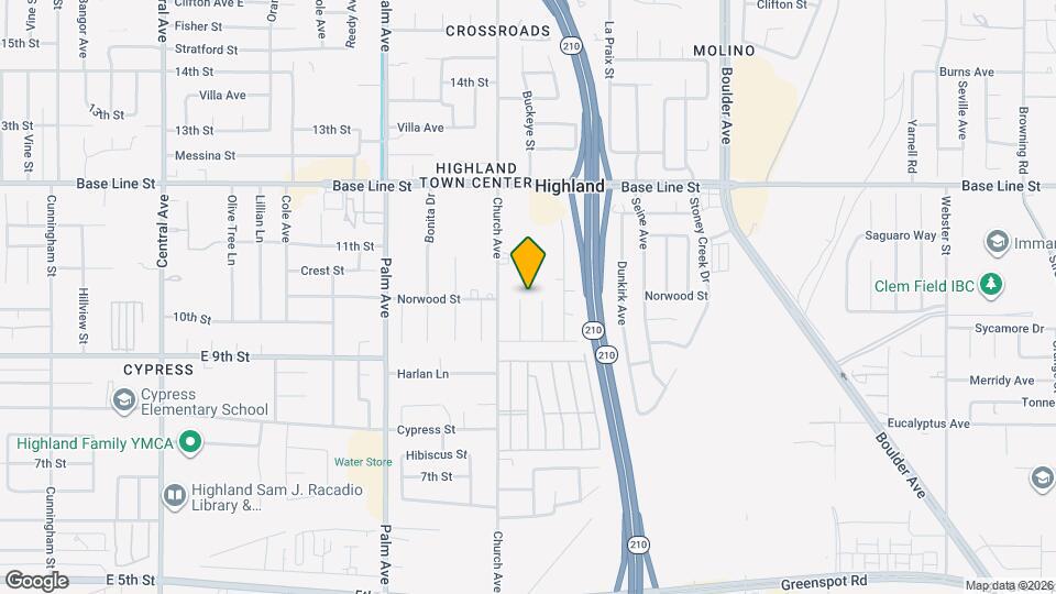 7511 Buckeye St Map and Location Details