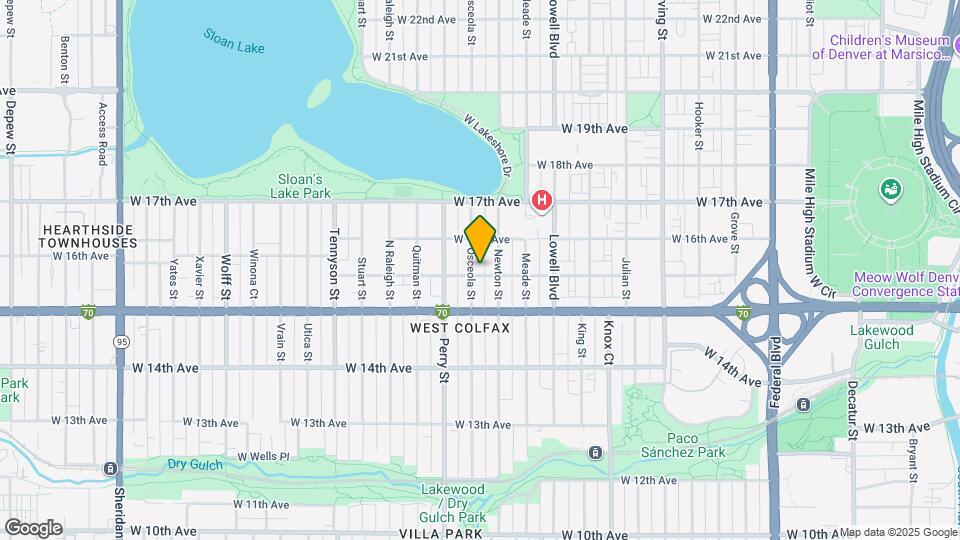 1554 Osceola St Mapa y Detalles de la Ubicación