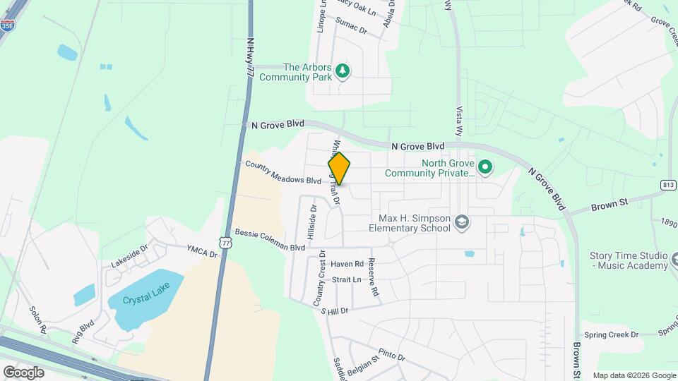 1720 Whispering Trail Dr Map and Location Details