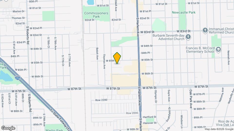 7328 W 85th Plz, Unit 1A Map and Location Details