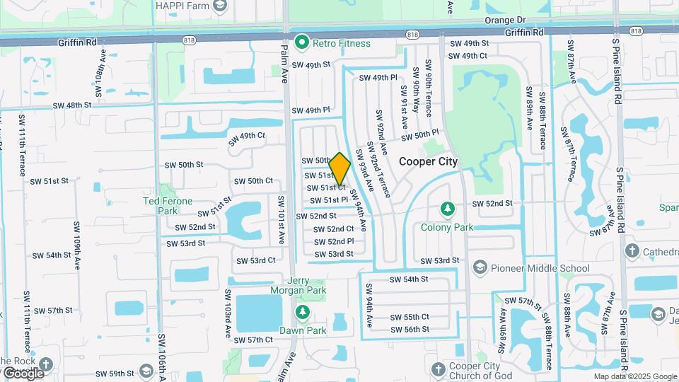 9428 SW 51st Ct Map and Location Details
