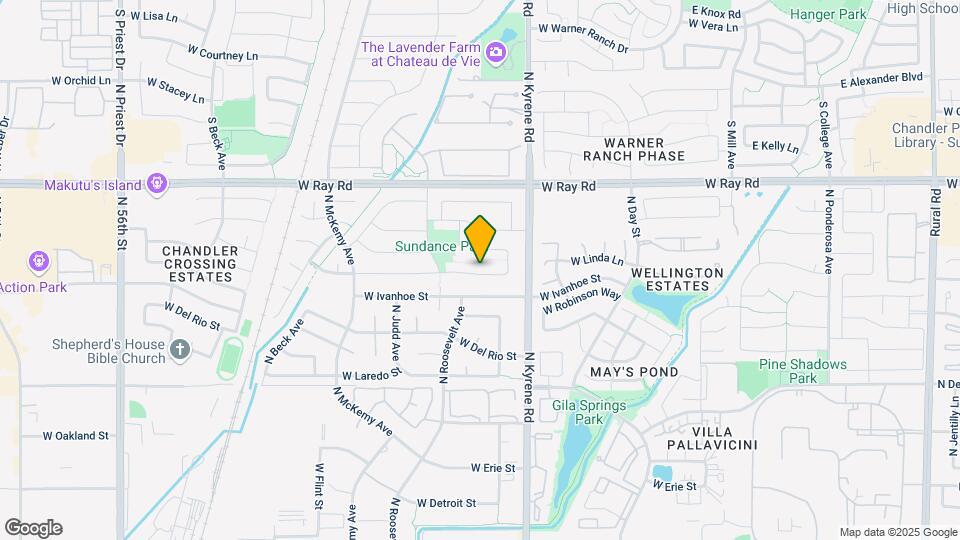 6122 W Linda Ln Map and Location Details