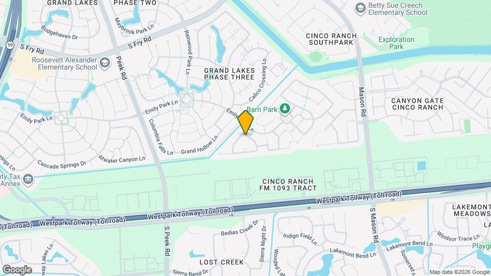 6414 Dylan Springs Ln Map and Location Details