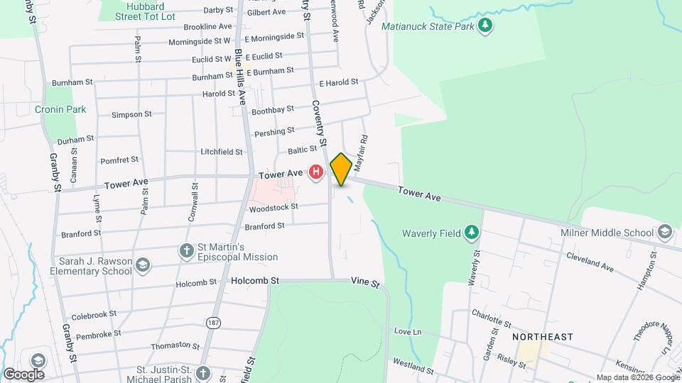 Phillips Metropolitan Apartments Map and Location Details