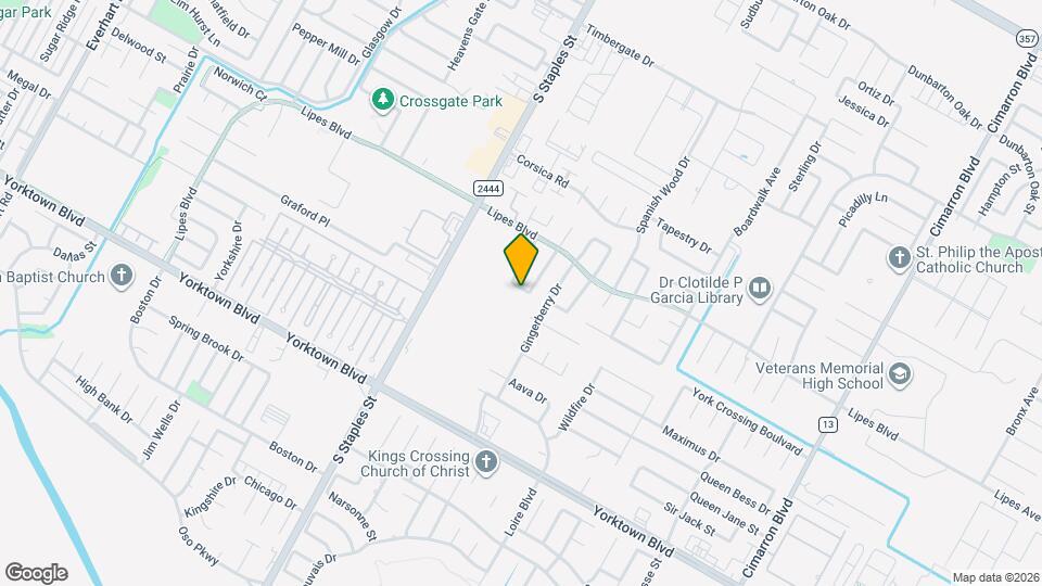 7253 Yaupon Dr Map and Location Details