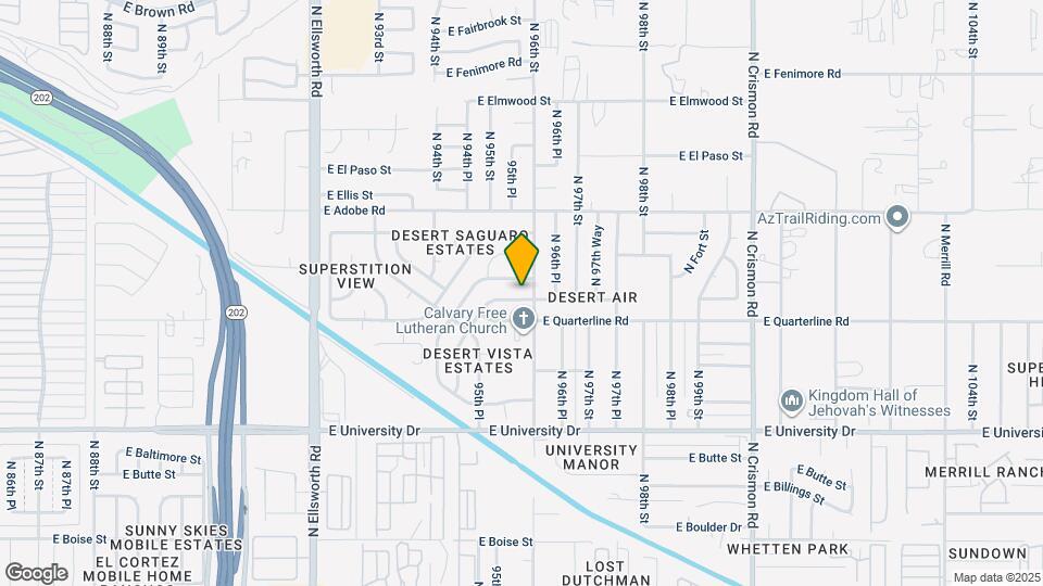 9534 E Decatur St Map and Location Details