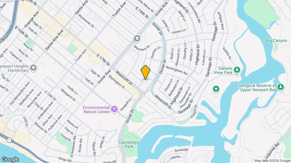 1063 Dover Dr Map and Location Details