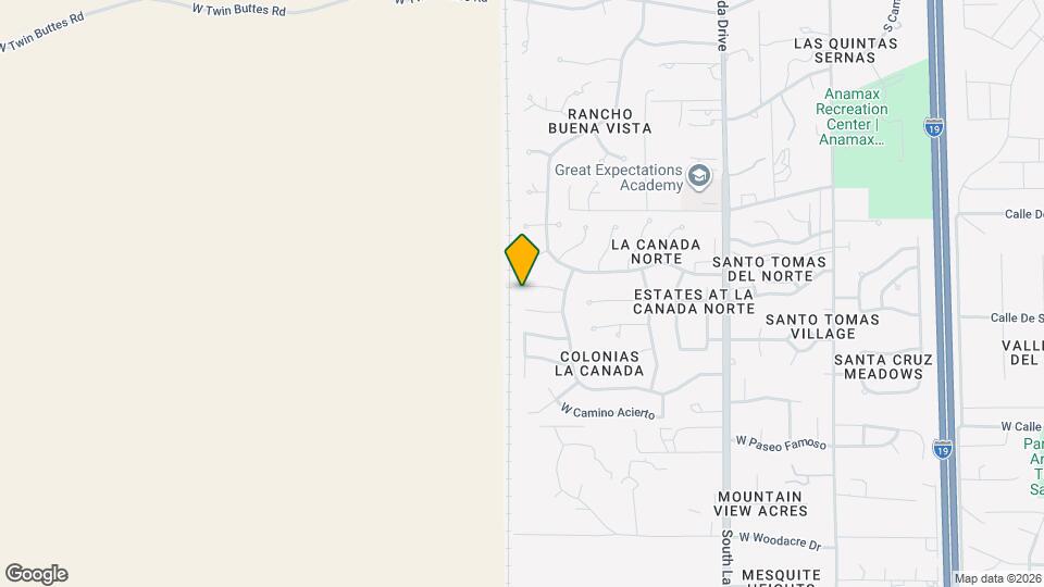 1737 W Corte De Cajamarca Map and Location Details