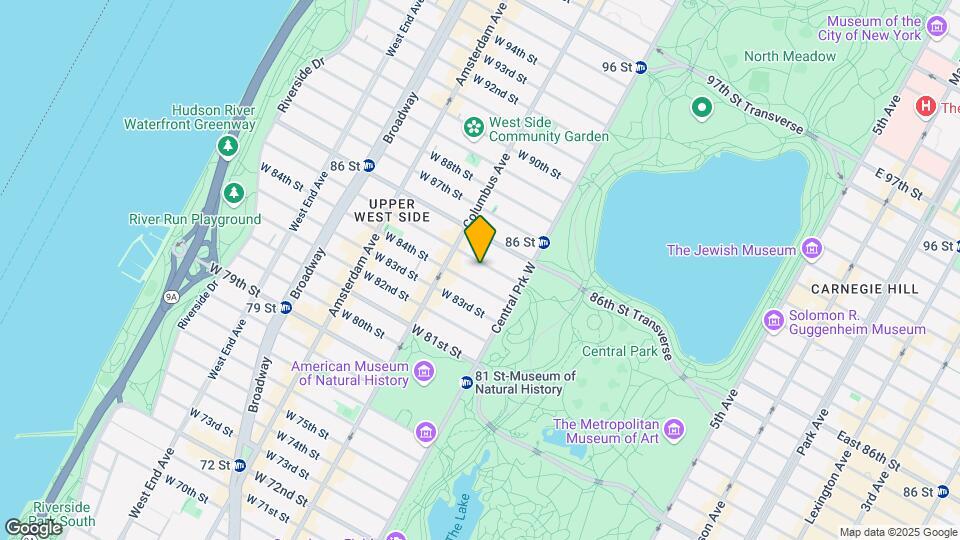 50 W 85th St Mapa y Detalles de la Ubicación
