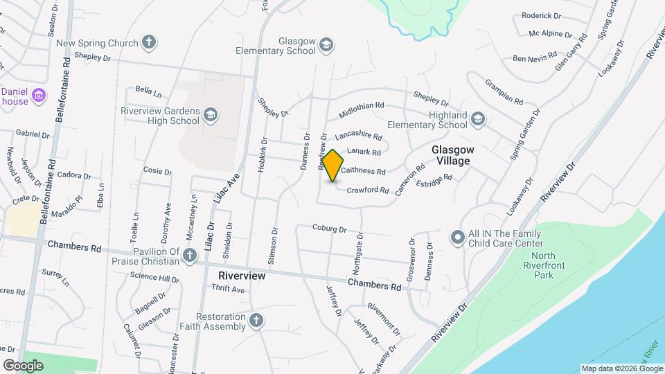 10305 Galloway Dr Mapa y Detalles de la Ubicación