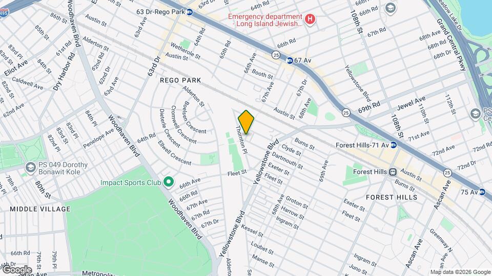 95-16 67th Ave Map and Location Details