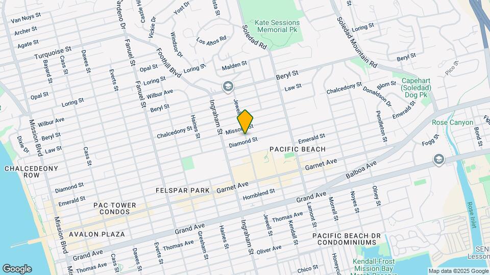 4710 Jewell St Map and Location Details
