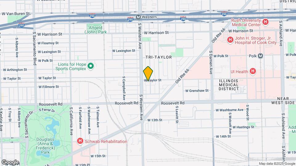2337 W Taylor St, Unit 2 Map and Location Details