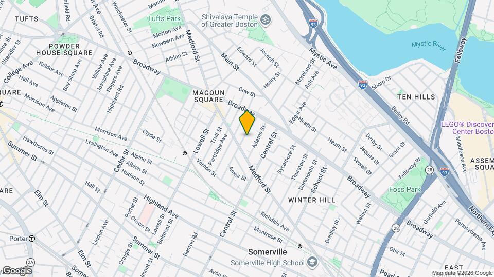 87 Bartlett St, Unit 1 Map and Location Details