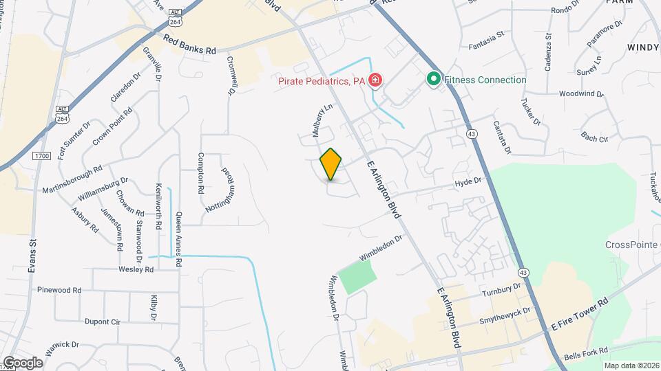 2918 Mulberry Ln Map and Location Details