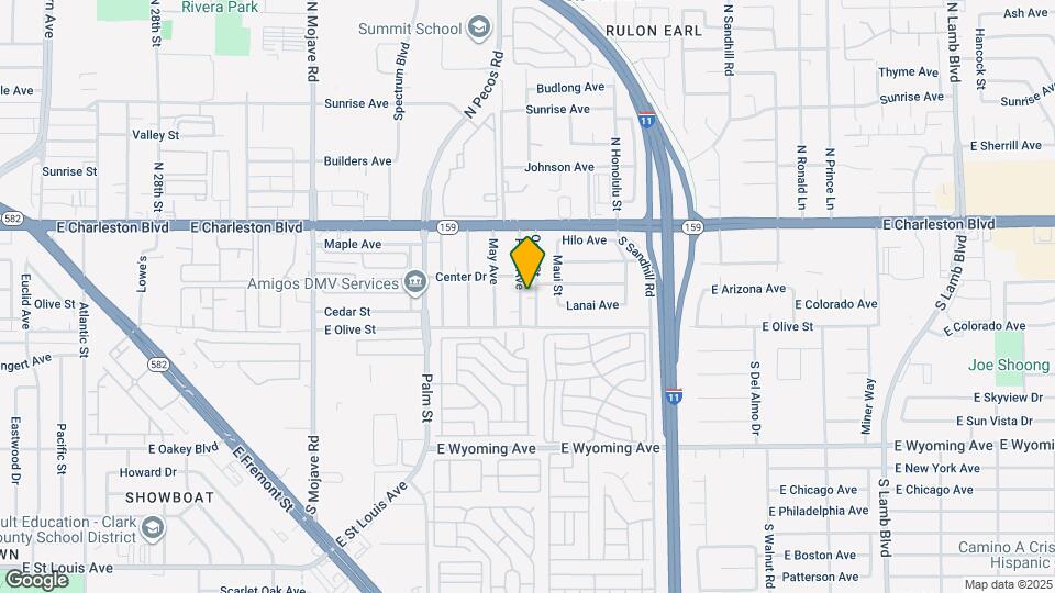 1329 Oahu St Map and Location Details