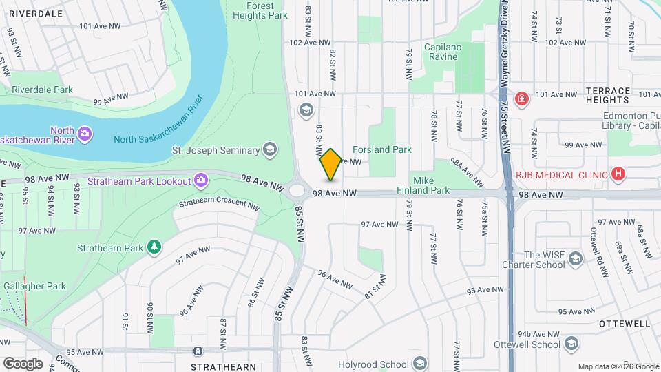 8212-8298 98 Ave NW Map and Location Details