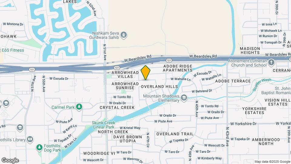 4779 W Wahalla Ln Mapa y Detalles de la Ubicación