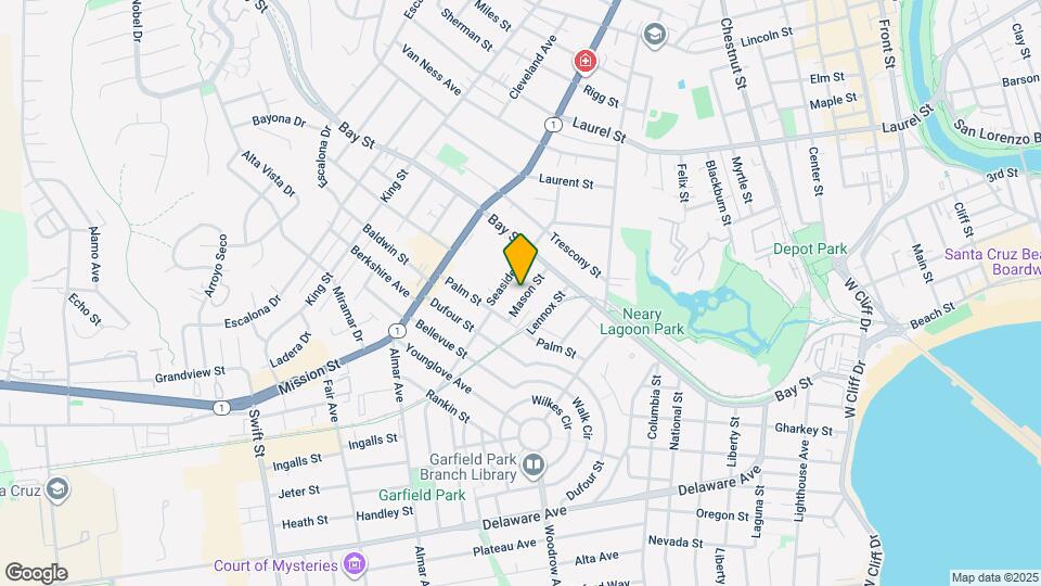 127 Mason St Map and Location Details