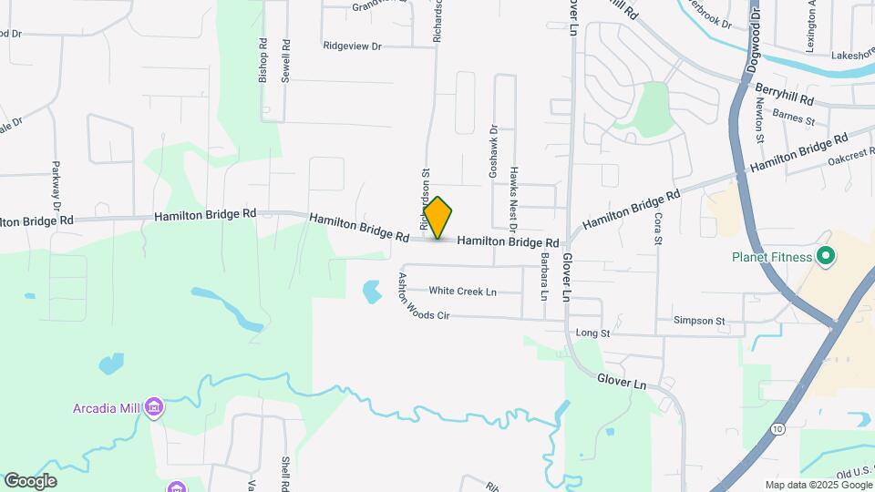 6045 Hamilton Bridge Rd Map and Location Details