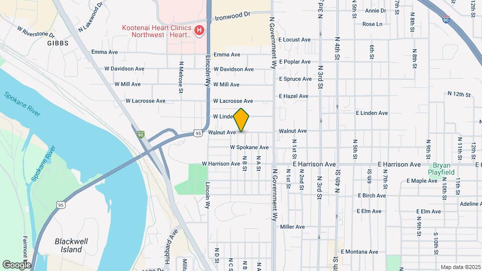 1319 N B St Map and Location Details