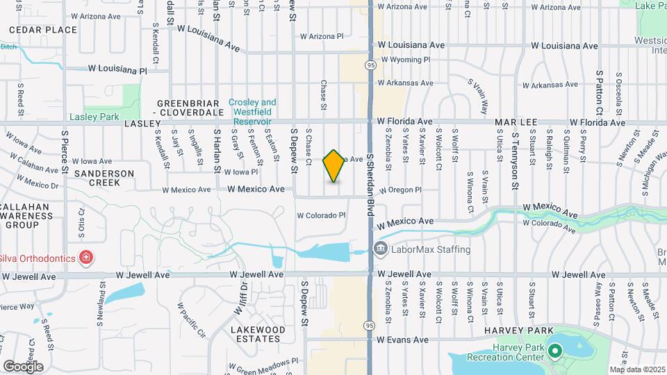 1673 S Benton St Map and Location Details