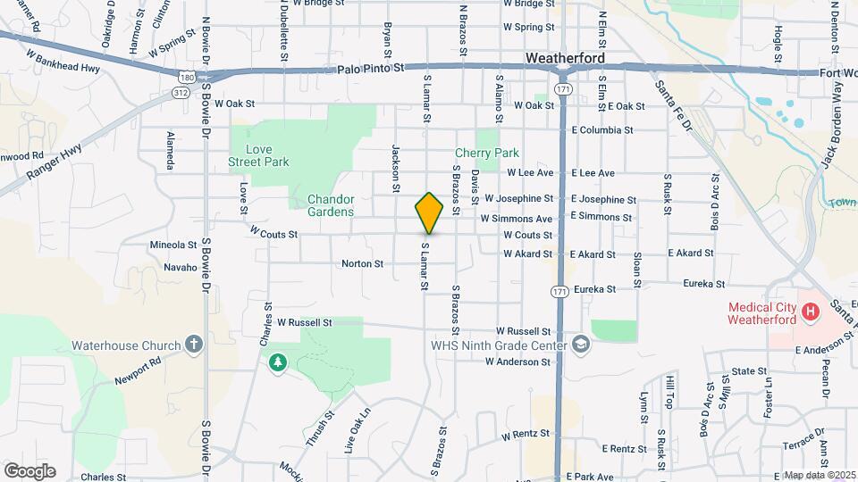 415 W Couts St Map and Location Details