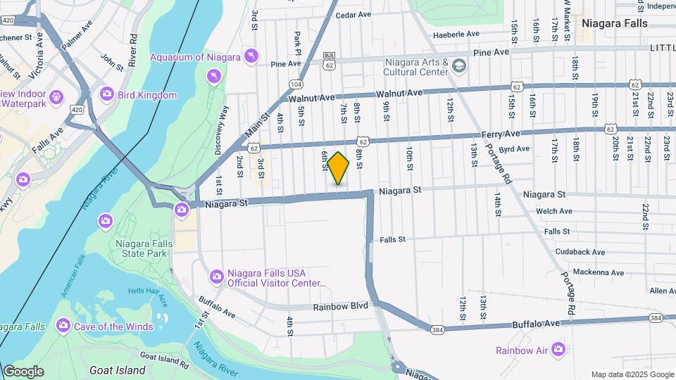610 Niagara St Mapa y Detalles de la Ubicación